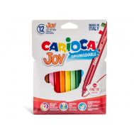 Carioca Joy Superwashable Μαρκαδόροι Ζωγραφικής 12 Χρωμάτων