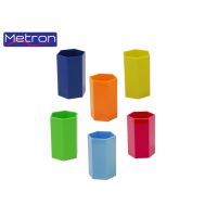 Μολυβοθήκη Metron Πλαστική Πολύγωνη Fun Collection 1τμχ.