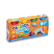 Carioca Baby 1+ Πλαστοζυμαράκια Dough 8 Τεμαχίων x 75gr.