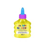 Κόλλα Carioca Glitter Glue Neon 88ml Κίτρινο