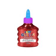 Κόλλα Carioca Glitter Glue Spark 88ml Κόκκινο