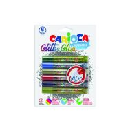 Κόλλα Carioca Glitter Glue Mix 10.5ml x 6 Χρώματα
