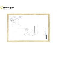 Morexpor Πίνακας Μαρκαδόρου Λευκός 40x60cm
