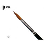 Lineo Πινέλο Σαμούρι 190 Νεροχρώματος Στρογγυλή Μύτη Νo0