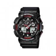 Casio G-Shock Analog/Digital Battery Watch with Rubber Strap Black GA-100-1A4ER