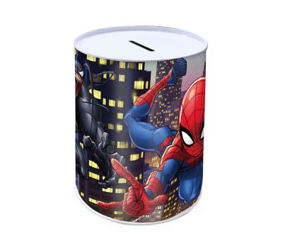 Trend Κουμπαράς Spiderman Μεταλλικός 10x15cm