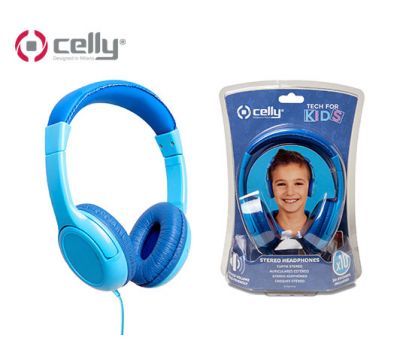 Celly Headset Παιδικό Μπλε