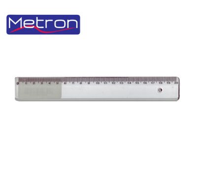 Metron Χάρακας Πλαστικός 20cm