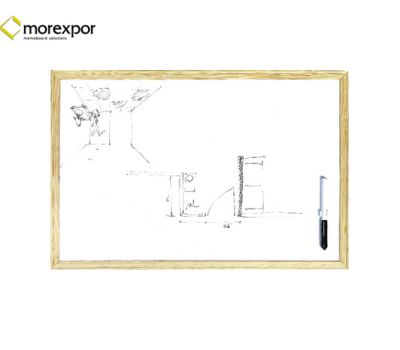 Morexpor Πίνακας Μαρκαδόρου Λευκός 60x90cm